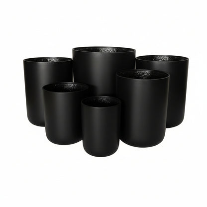 Long John Fibreglass Pot Matte Black