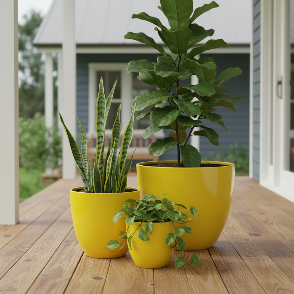 Egg Pot Trio Large