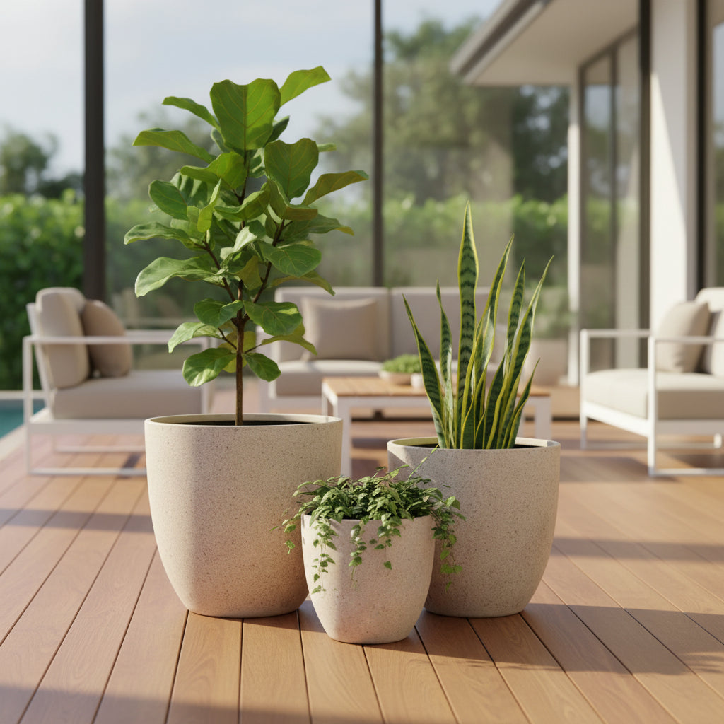 Egg Pot Trio Small